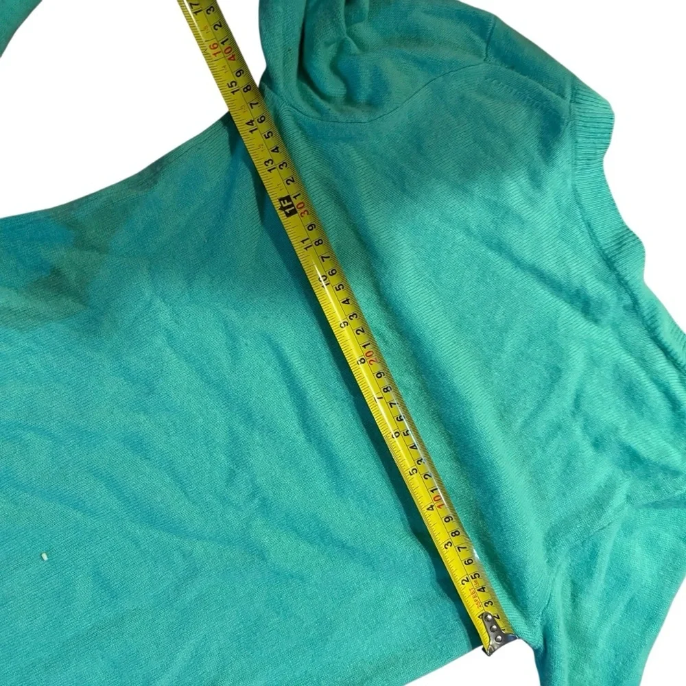 J. Crew green Cashmere Sweater xs